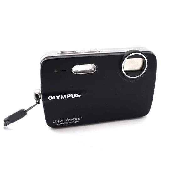 Vtg Olympus Stylus Black 550WP 10MP Digital Camera Digi Point Shoot Tested Y2k - Picture 7 of 10